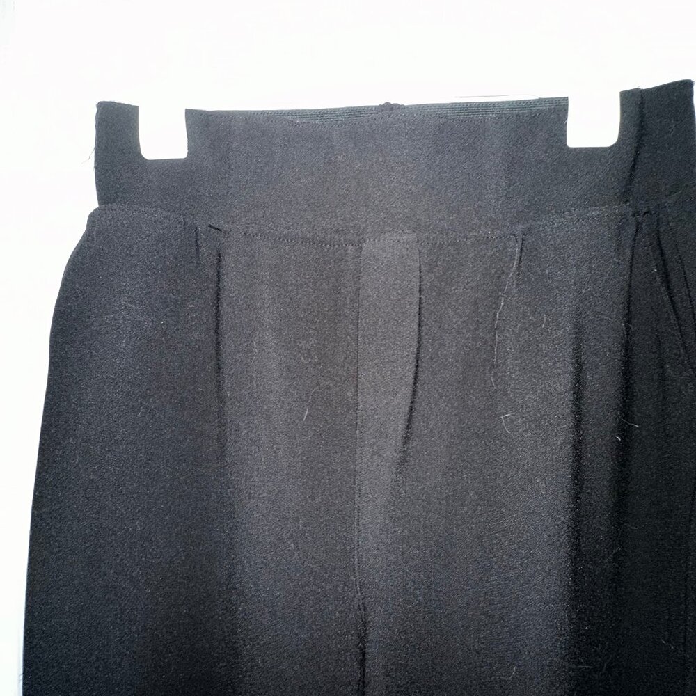 Zenana Elastic Waist Straight Leg Trouser